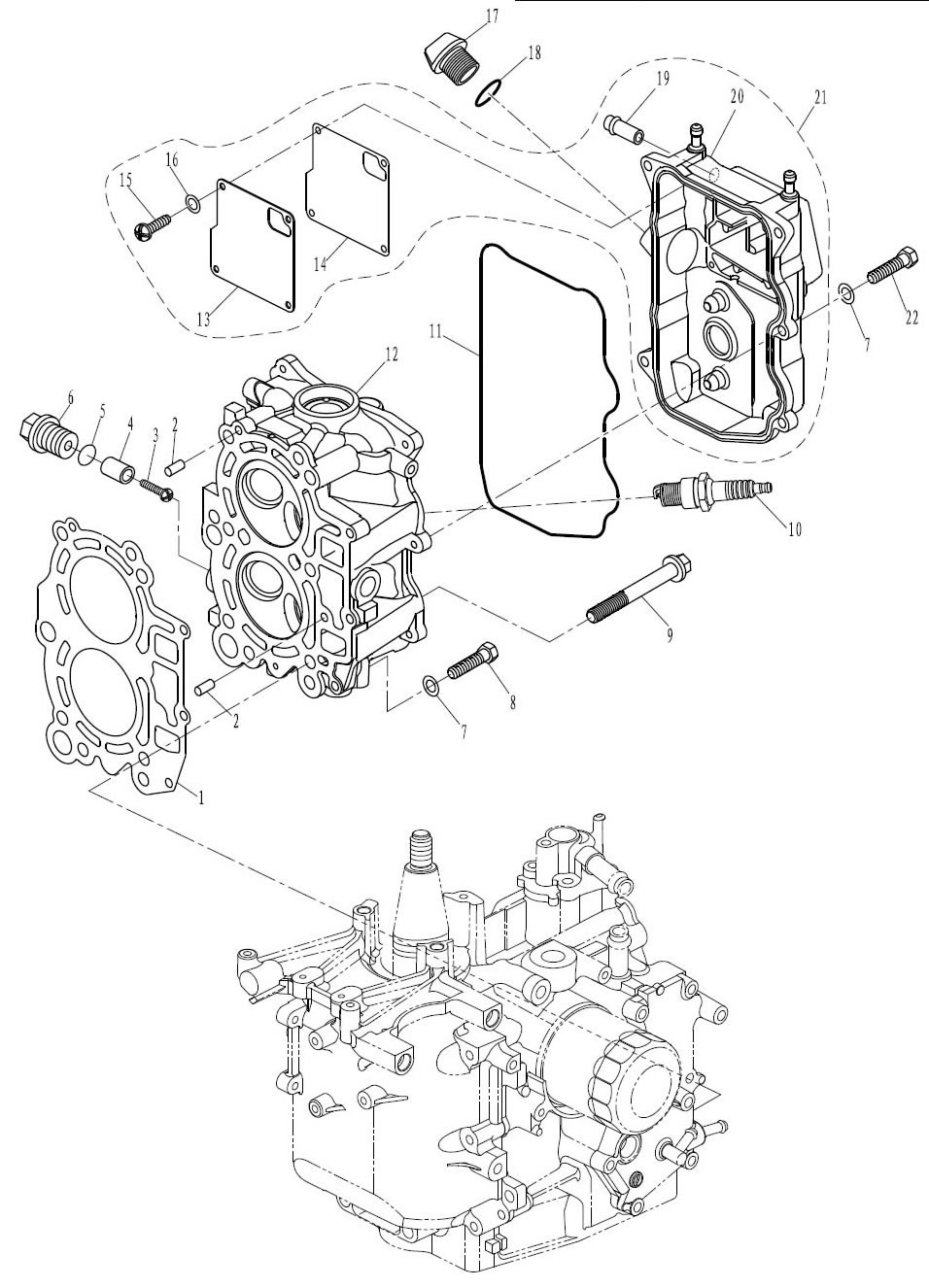 F20A Parts Diagrams - Parsun Outboards